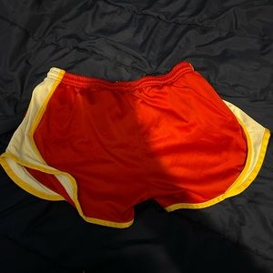 Red shorts
